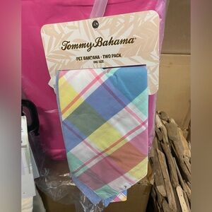 Tommy Bahama Pet Bandana - set of 2  Brand new